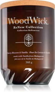 Renew Large Glass Scented Candle Cherry Blossom Vanilla