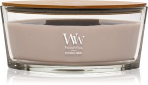 Scented Candle with Crackling Wick Patchouli Crème Ellipse