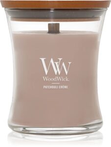 Scented Candle with Crackling Wick Patchouli Crème
