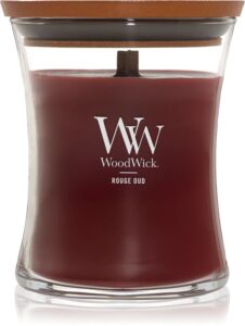 Scented Candle with Crackling Wick Rouge Oud Medium Hourglass